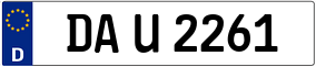 Truck License Plate
